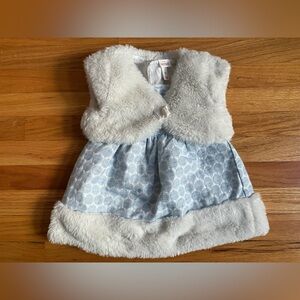 Cat & Jack - Size 12 Months - Winter dress and vest